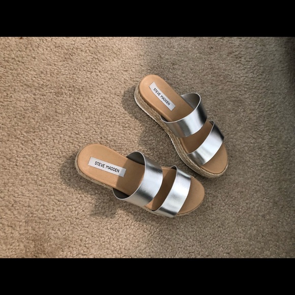 Steve Madden Platform Espadrille Sandals - Picture 2 of 5